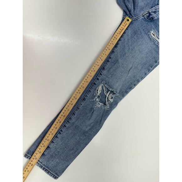 Pacsun Womens Jeans Size 23 Mom Jean Distressed Denim Multiple Button Up - Picture 11 of 13